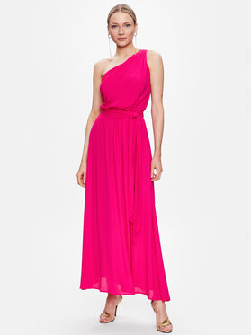Pinko Pinko Koktejlové šaty Agave 100997 A0TP Ružová Regular Fit