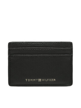 Tommy Hilfiger Tommy Hilfiger Pouzdro na kreditní karty Th Contemporary Cc Holder AW0AW14894 Černá
