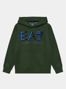 EA7 Emporio Armani EA7 Emporio Armani Mikina 6RBM64 BJ05Z 1845 Zelená Regular Fit