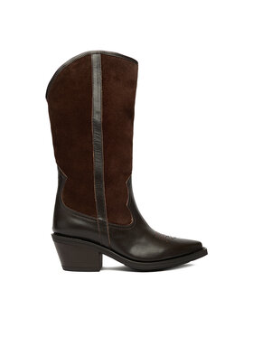 Badura Badura Cizme și botine cowboy EO-BAYLOR-07101 Maro