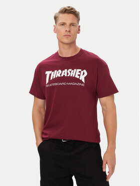 Thrasher Thrasher Tricou Skatemag Vișiniu Regular Fit