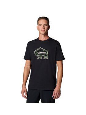 Columbia Columbia T-Shirt 203640 Czarny Regular Fit