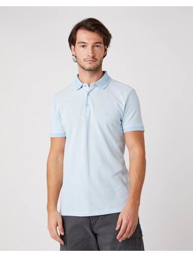 Wrangler Wrangler T-shirt SS REFINED POLO Blu Regular Fit