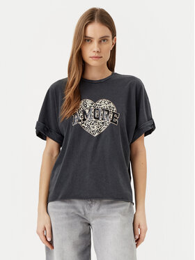 ONLY ONLY Póló Lucy 15339887 Fekete Loose Fit