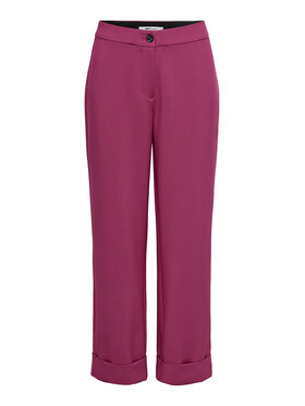 ONLY ONLY Spodnie materiałowe Casey 15338822 Fioletowy Cropped Fit