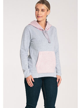 FIGL FIGL Bluza M1045 Różowy Regular Fit