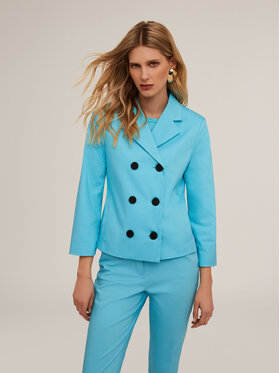 Motivi Motivi Giacca di transizione Q701Q100915N004 Turchese Regular Fit