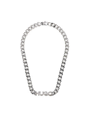 Hugo Hugo Naszyjnik E-Logobold1-Necklace 50481020 Srebrny