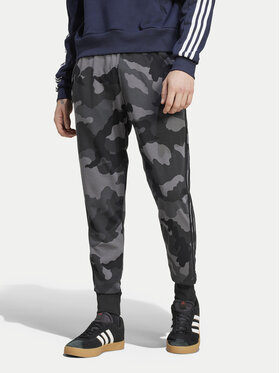 adidas adidas Donji dio trenerke Seasonal Essentials Camouflage IY6636 Siva Regular Fit
