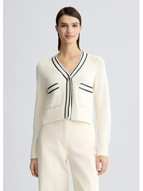 Liu Jo Liu Jo Cardigan CA5110MS016M9090 Bianco Regular Fit