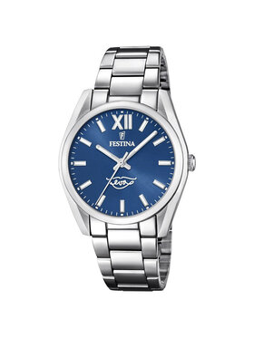 Festina Festina Zegarek F20622-AE2 Srebrny