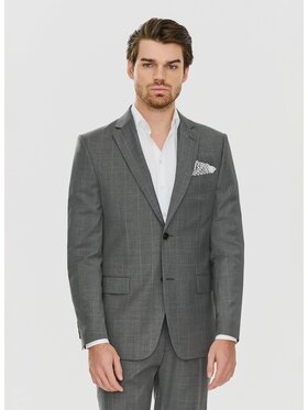 Pako Lorente Pako Lorente Marynarka P24SF-3G-007 Szary Super Slim Fit