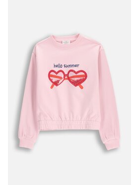 Coccodrillo Coccodrillo Bluza WC5132101HGK-007 Różowy Regular Fit