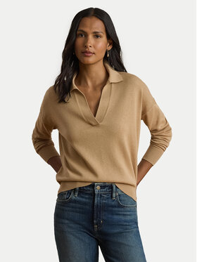 LAUREN RALPH LAUREN LAUREN RALPH LAUREN Megztinis 200P14056004 Smėlio Regular Fit