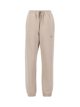Alpha Industries Alpha Industries Joggery Alpha Essentials Rubber Logo Jogger Women Żółty Relaxed Fit
