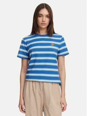 Tommy Hilfiger Tommy Hilfiger Póló Logo Embroidery WW0WW48699 Kék Regular Fit