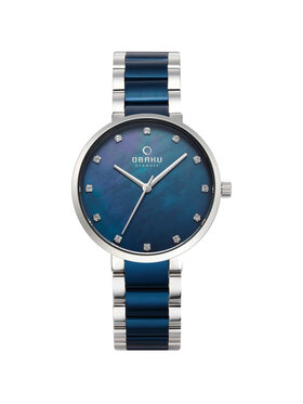 Obaku Obaku Hodinky V189LXCLSL1 Modrá