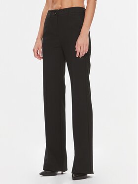 Marella Marella Kalhoty z materiálu Xavier 2331360539200 Černá Regular Fit