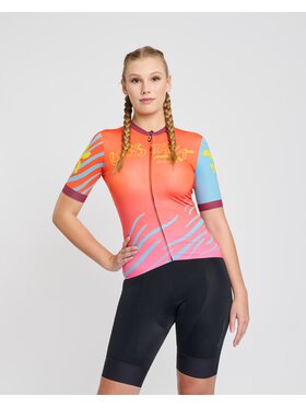 Rivanelle Rivanelle Koszulka rowerowa LESS TALK ELITE Kolorowy Narrow Fit