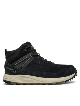 Merrell Merrell Schnürstiefeletten Wildwood Mid Ltr Wp J068027 Schwarz
