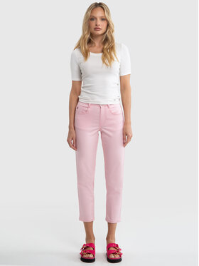 BIG STAR BIG STAR Spodnie materiałowe LUCIA Różowy Tapered Fit