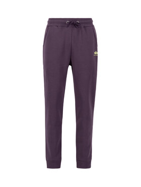 Alpha Industries Alpha Industries Joggery Basic Small Logo Jogger Fioletowy Slim Fit