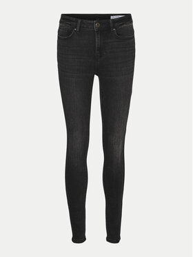 Vero Moda Jeans Hlače Flash 10298722 Črna Skinny Fit