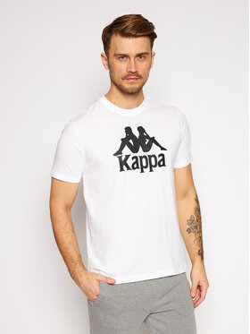 Kappa Kappa T-Shirt 303910 Biały Regular Fit