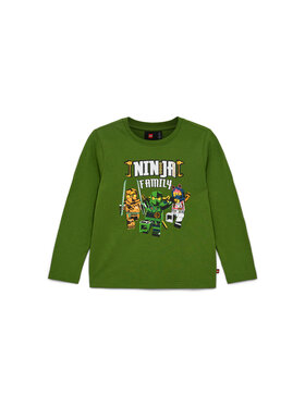 LEGO LEGO Longsleeve Tano 203 Zielony Regular Fit