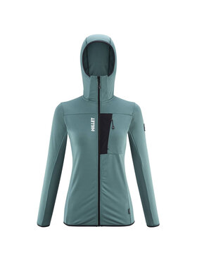Millet Millet Bluza techniczna W Trilogy Lightgrid Hoodie Zielony Active Fit