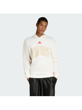 adidas adidas Bluza 161891 Biały Loose Fit