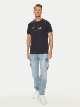 Guess T-shirt M4YI17 I3Z14 Tamnoplava Regular Fit