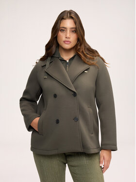Fiorella Rubino Fiorella Rubino Cappotto invernale 8036T000384N035 Verde Over Fit