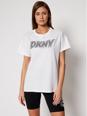 DKNY Sport DKNY Sport Tričko DP0T7477 Biela Relaxed Fit