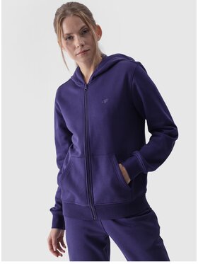 4F 4F Mikina 4FWMM00TSWSF1467-31S Modrá Regular Fit