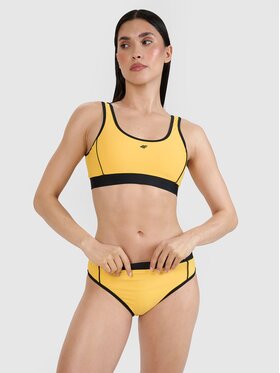 4F 4F Góra od bikini 4FWSS25UBKTF077-71S Żółty