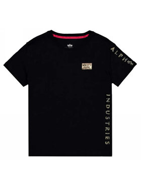 Alpha Industries Alpha Industries T-Shirt 156522 Czarny Regular Fit