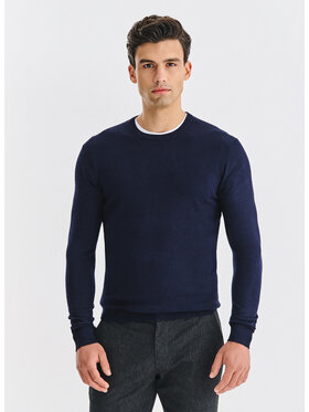 Pako Lorente Pako Lorente Sweter P25WN-2X-033 Granatowy Classic Fit