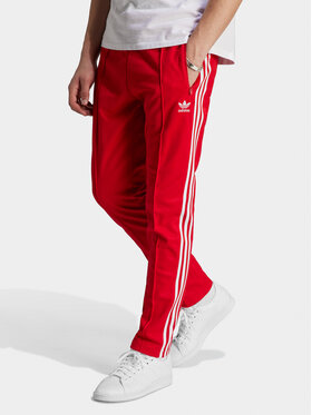 adidas adidas Teplákové nohavice adicolor Classics Beckenbauer IM4547 Červená Slim Fit