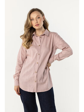 Awama Awama Koszula A768 Różowy Basic Fit