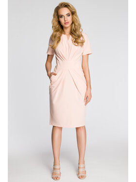 Made of Emotion Made of Emotion Abito da cocktail M234 Rosa Sexy Straight Fit