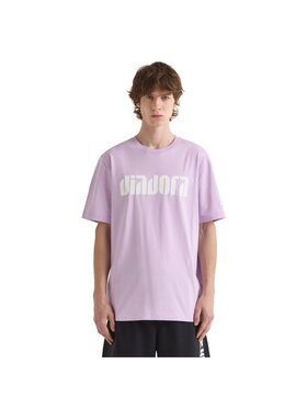 Diadora Diadora T-Shirt T-SHIRT SS ATHL. LOGO Fioletowy Regular Fit