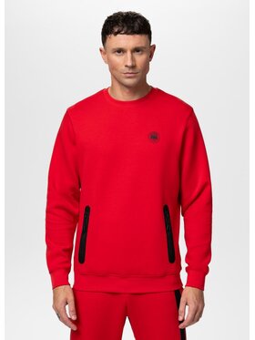 PITBULL PITBULL Bluza DOGWOOD Czerwony Regular Fit