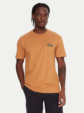 Quiksilver Quiksilver Majica Ev Mini Logo Ss EQYZT08181 Oranžna Regular Fit