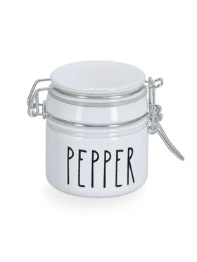 MIAhome MIAhome Słoik na przyprawy 100 ml MAKEDO PEPPER Biały