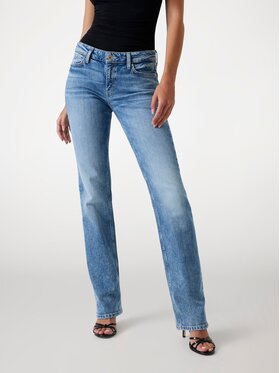 Guess Guess Jeansy 177383 Niebieski Straight Fit