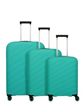 Travelite Travelite Komplet walizek 323308 Turkusowy