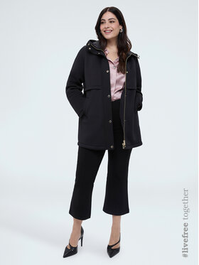 Fiorella Rubino Fiorella Rubino Spodnie materiałowe P701L002310N033 Czarny Flare Fit