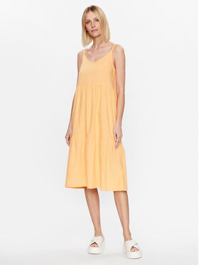 Roxy Roxy Letní šaty ERJWD03699 Oranžová Regular Fit