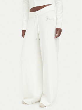 Juicy Couture Juicy Couture Megztos kelnės JCWBJ226310 Kreminė Relaxed Fit